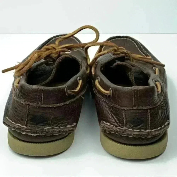 Sperry Topsider mens loafers size 8 brown leather - Picture 3 of 11